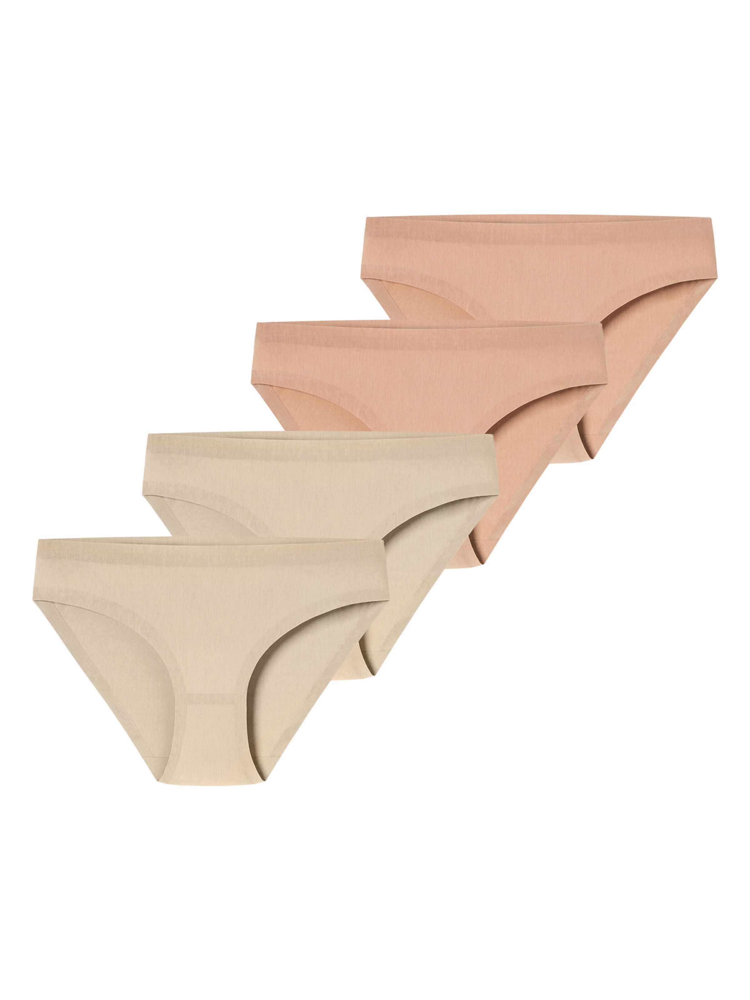Slip ' Invisible Cotton ' SCHIESSER en beige : devant