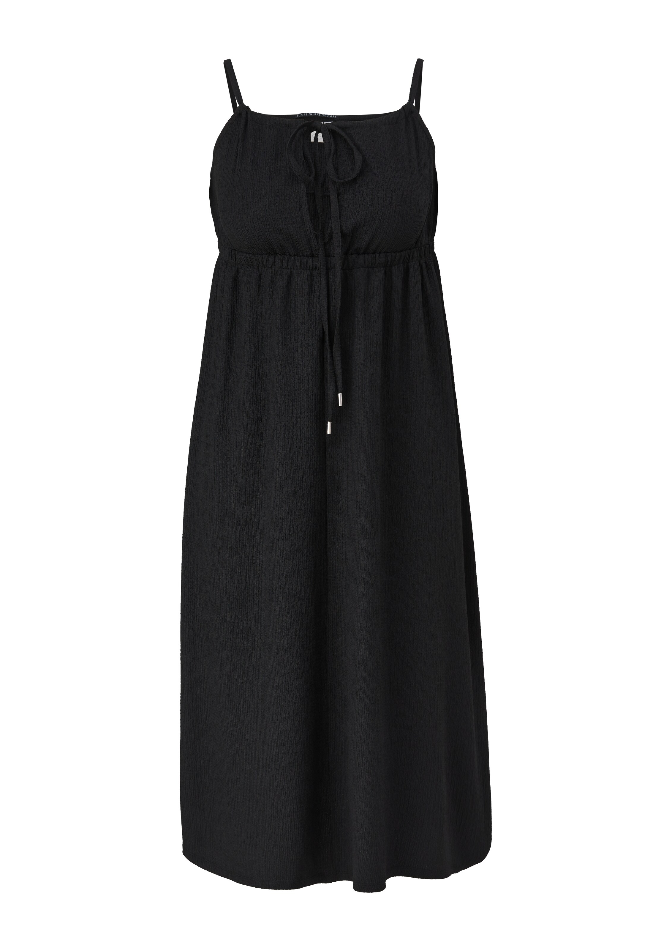 QS Kleid in Schwarz: Vorderseite