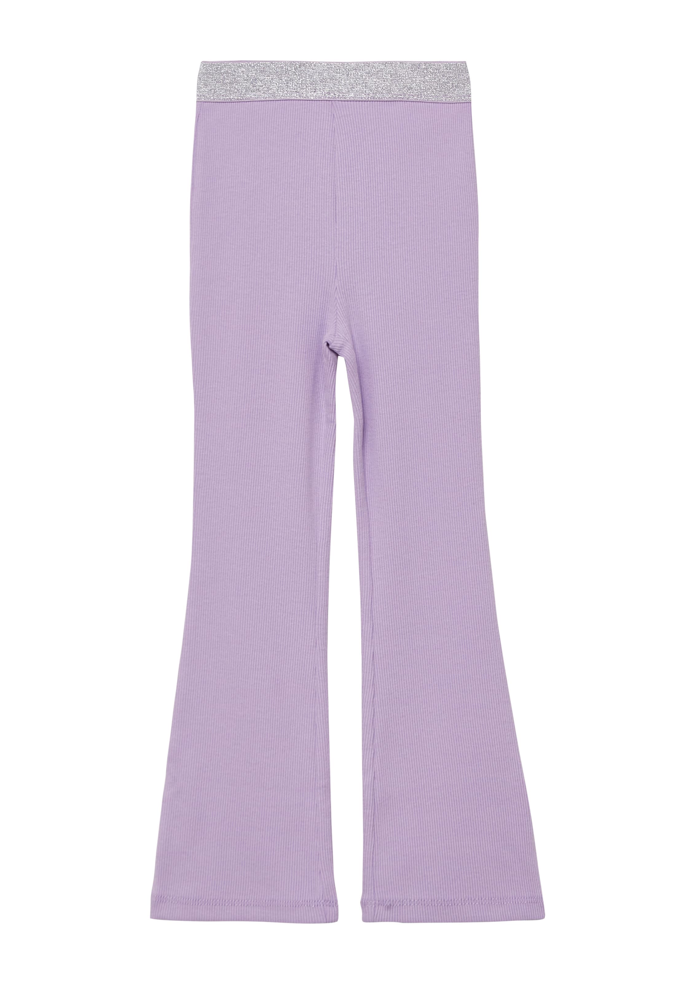 s.Oliver Flared Leggings in Purple: front