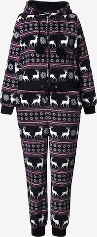 Ulla Popken Jumpsuit in Black: front