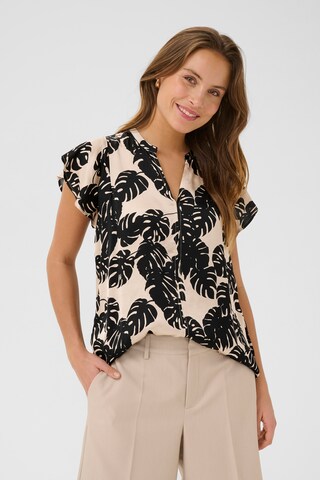 CULTURE Bluse 'Miso Berna' i beige: forside