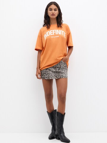 T-shirt Pull&Bear en orange
