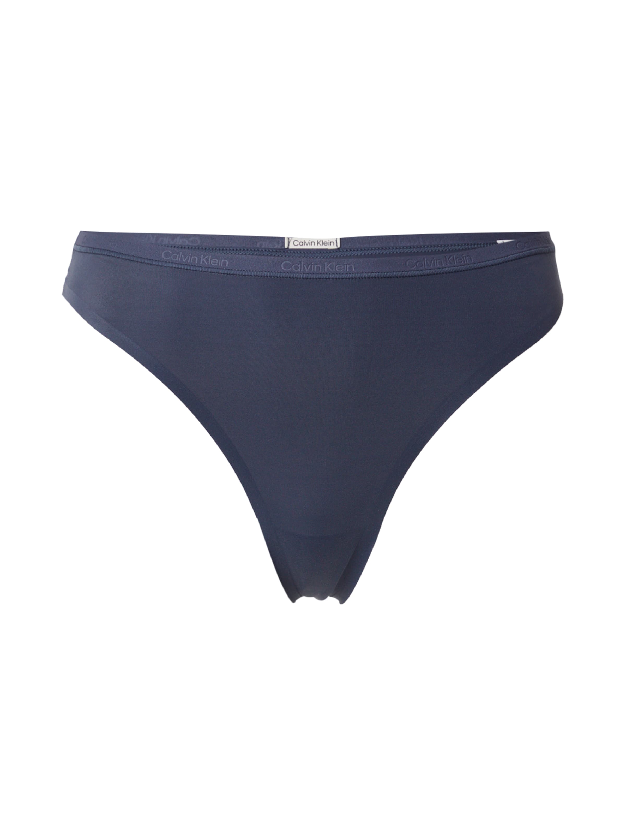 Calvin Klein Underwear String in Blauw: voorkant