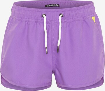 CHIEMSEE Board Shorts in Purple: front