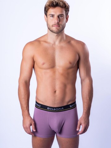 BIMONI Boxer shorts in Purple: front