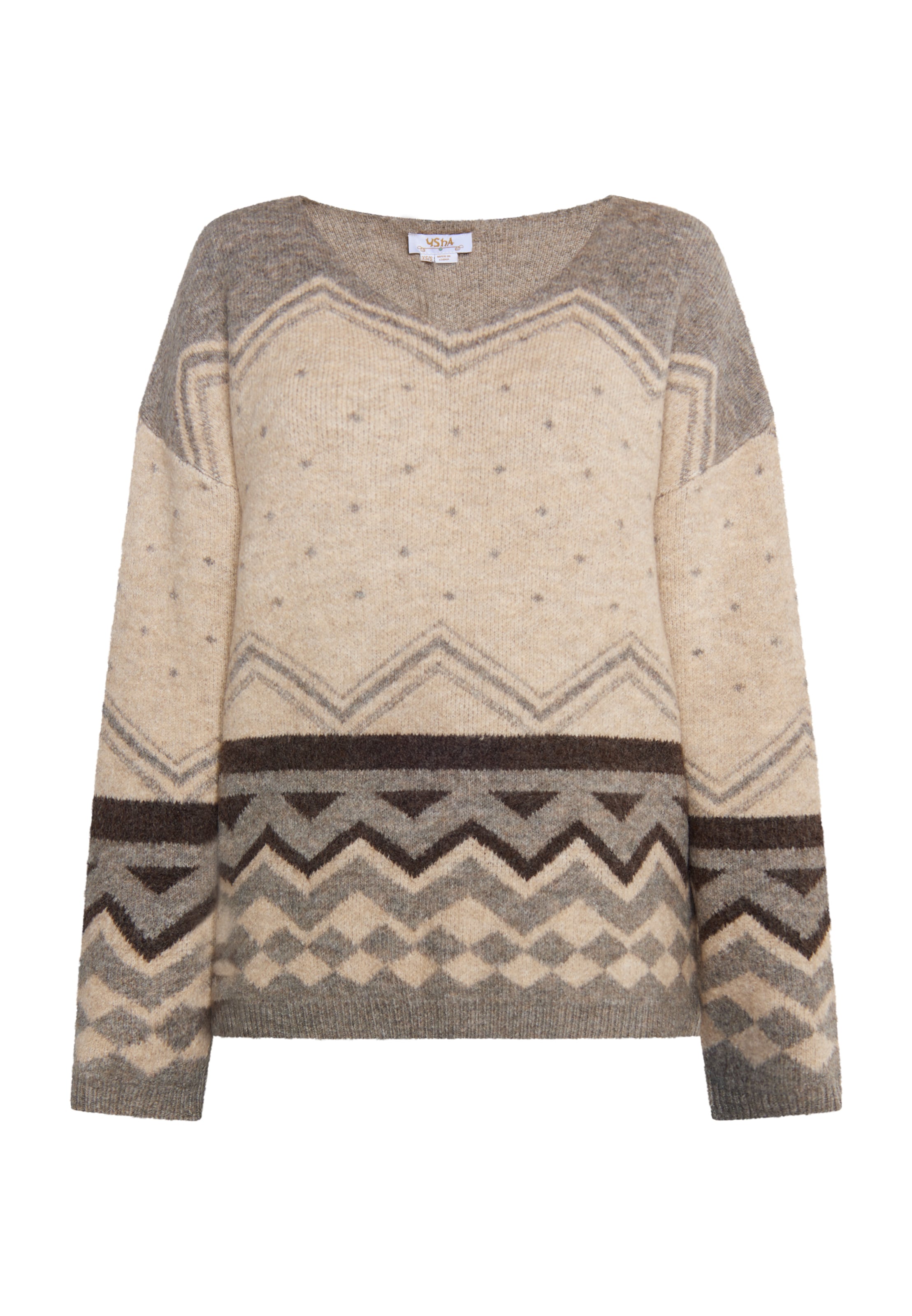 Pullover 'Rakata' di usha FESTIVAL in beige: frontale