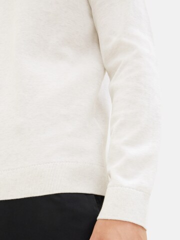 TOM TAILOR Sweater in White