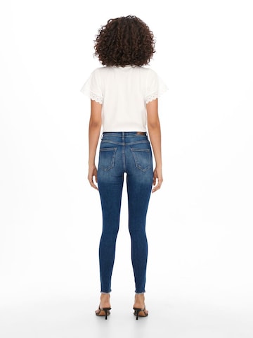 ONLY Skinny Jeans 'Blush' in Blau