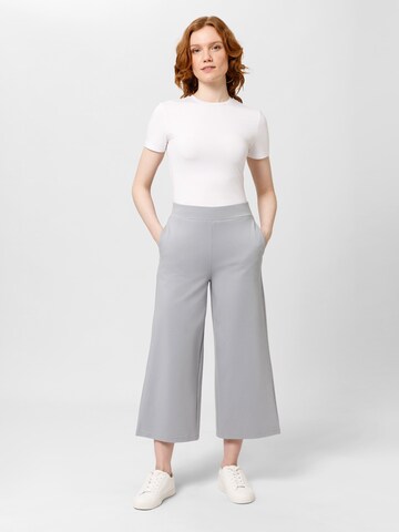 Les Lunes Wide Leg Hose 'Willaa' in Grau