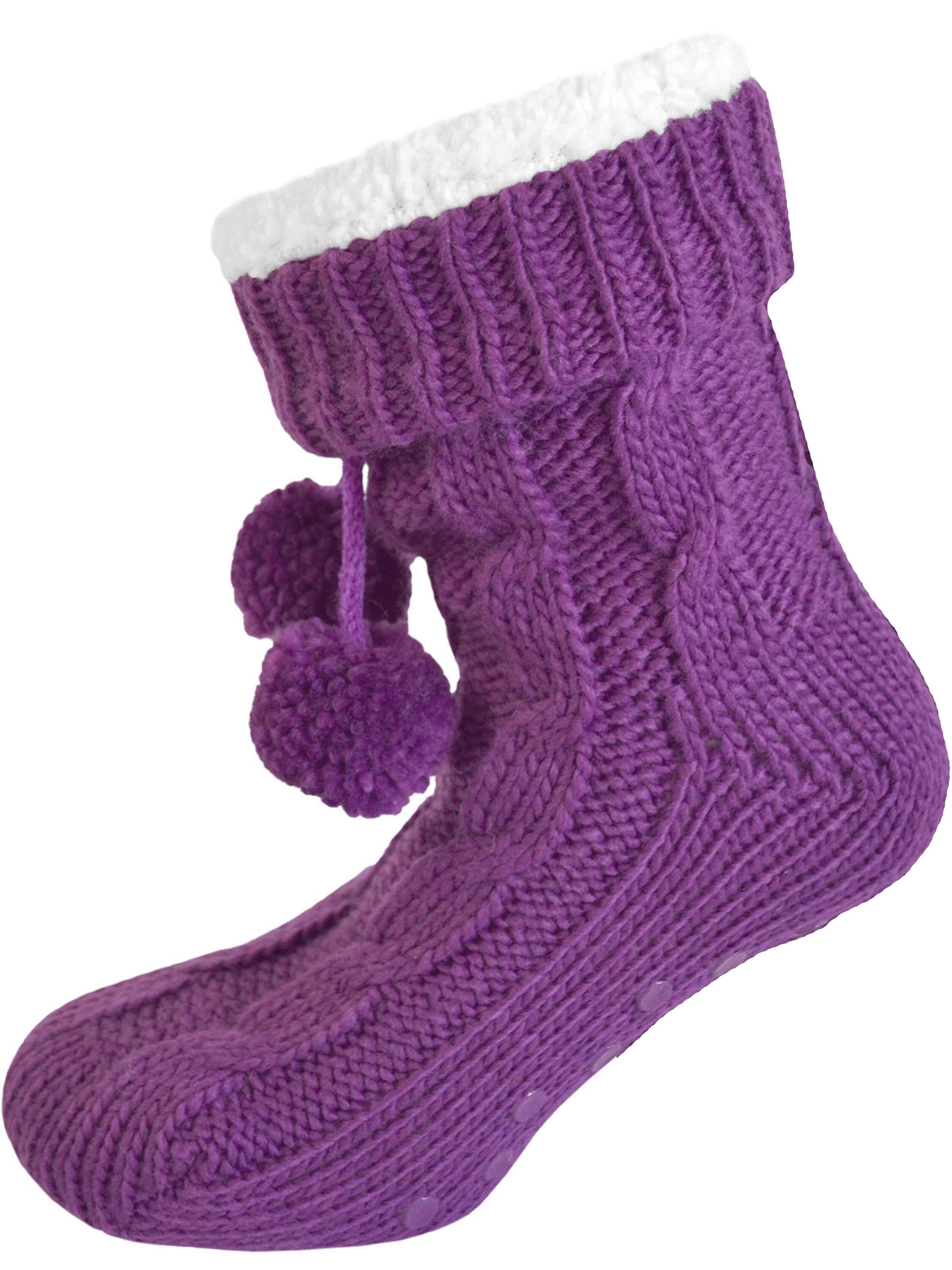 Chaussettes normani en violet