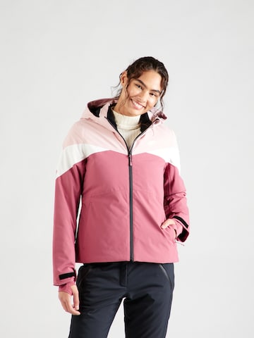 4F Zunanja jakna | roza barva: sprednja stran