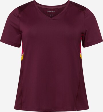 Esprit Sport Curvy Sportshirt in Rot: predná strana