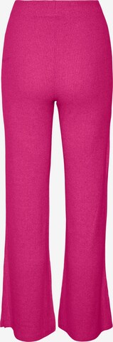 VERO MODA Flared Broek 'Sheila' in Roze