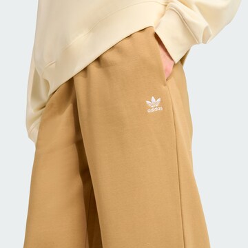 Wide Leg Pantalon 'Essentials' ADIDAS ORIGINALS en marron