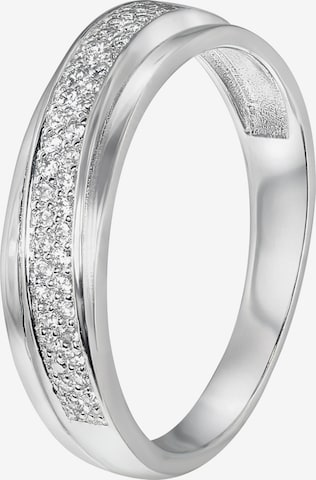 Lucardi Ring in Zilver: voorkant