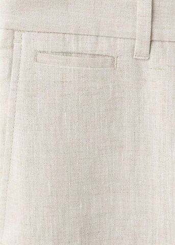 MANGO MAN Regular Chino Pants 'Oyster' in Beige