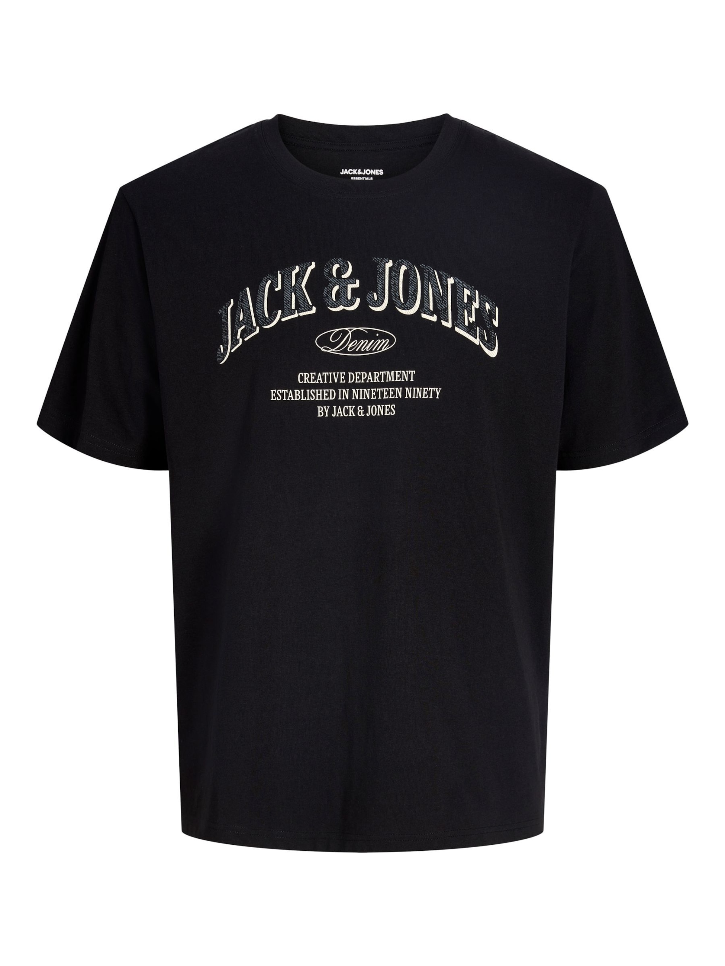 JACK & JONES Shirt 'JJEDENVER' in Zwart: voorkant