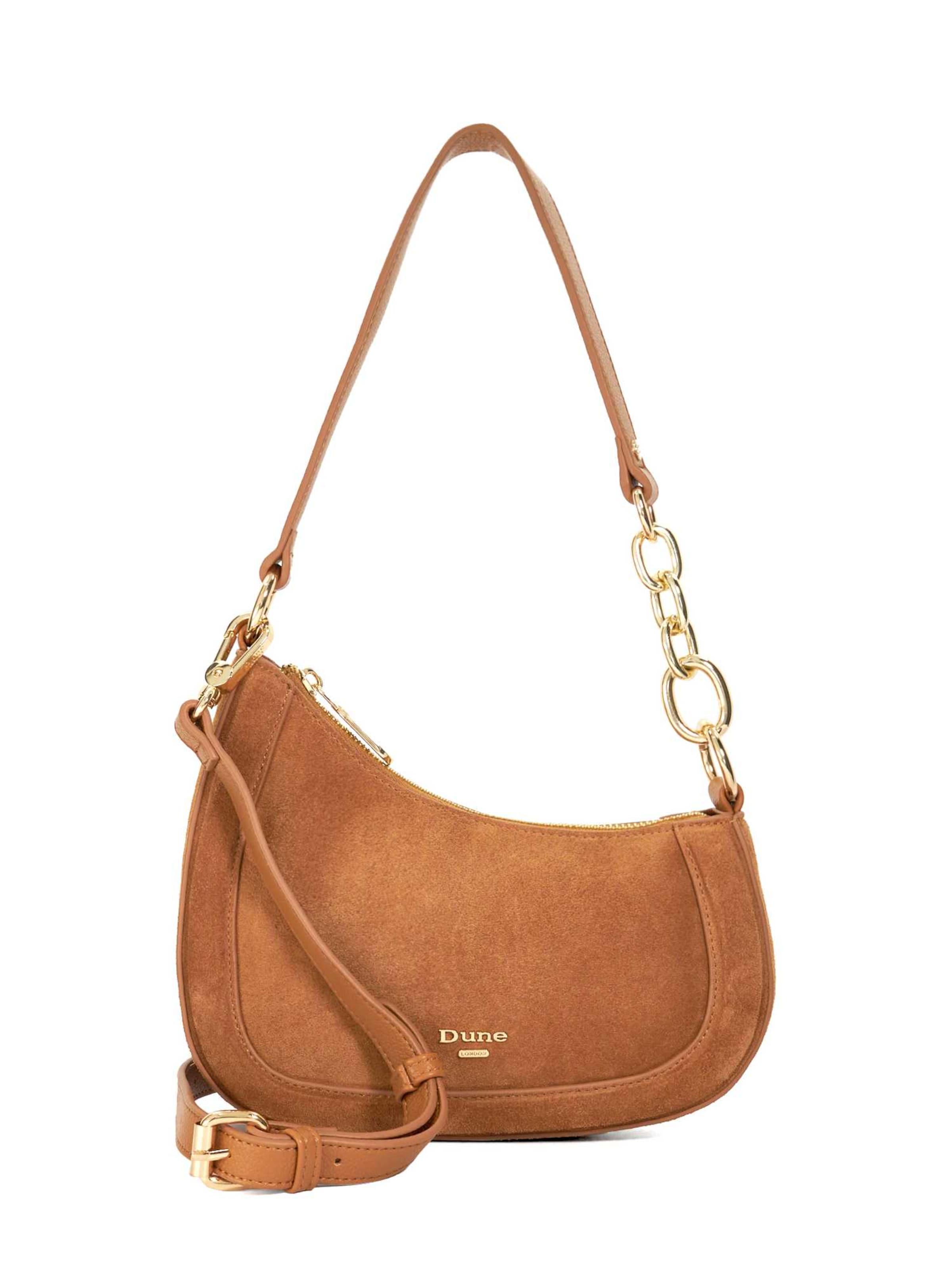 Dune LONDON Schoudertas in Beige: voorkant