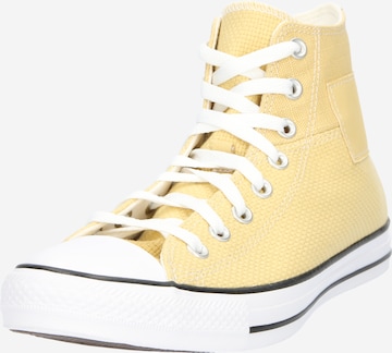 CONVERSE Trampki wysokie 'Chuck Taylor All Star' w kolorze żółty: przód