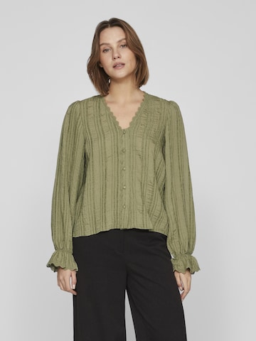 VILA Blouse in Groen: voorkant