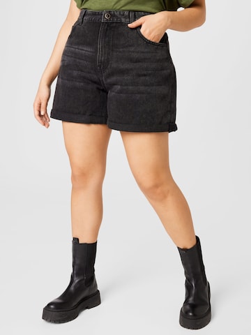 ONLY Carmakoma Regular Jeans 'Hine' in Black: front