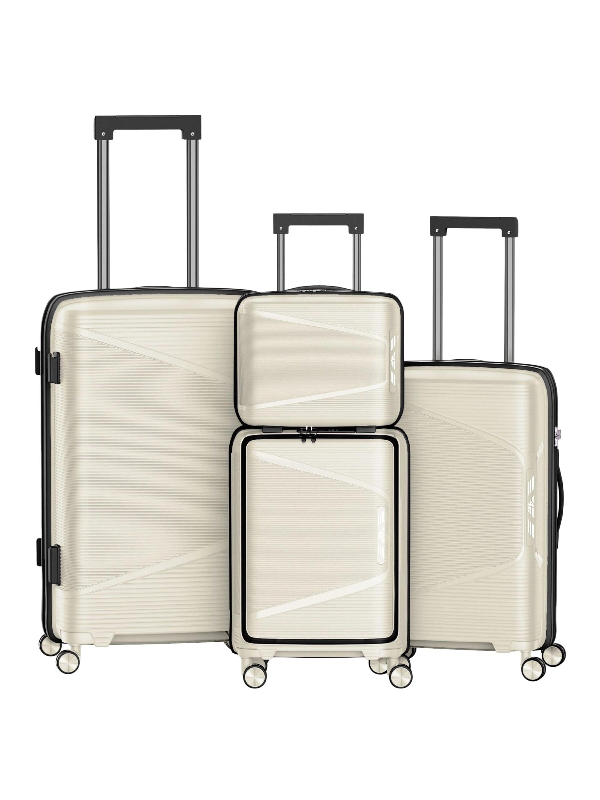 4FLY Suitcase Set 'Linea Lux' in Beige: front