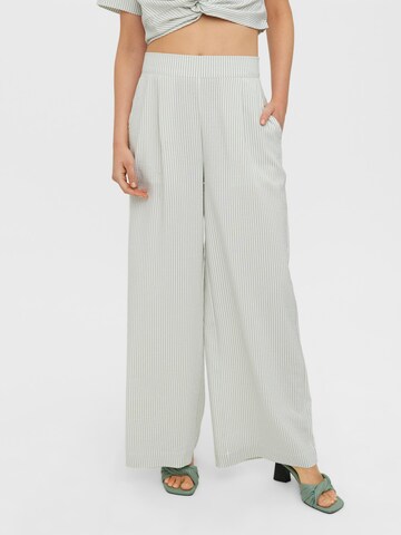 VERO MODA Wide Leg Hose 'Oca' in Grün: predná strana