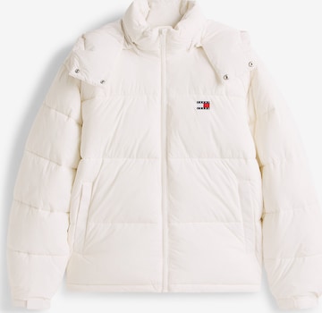 Tommy Jeans Winterjas in Wit: voorkant