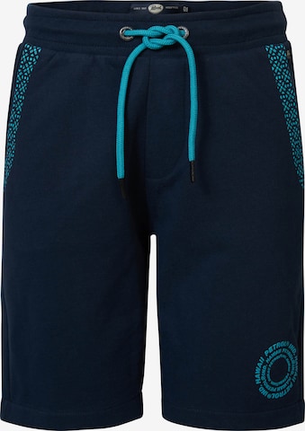 Petrol Industries Regular Pants in Blue: front