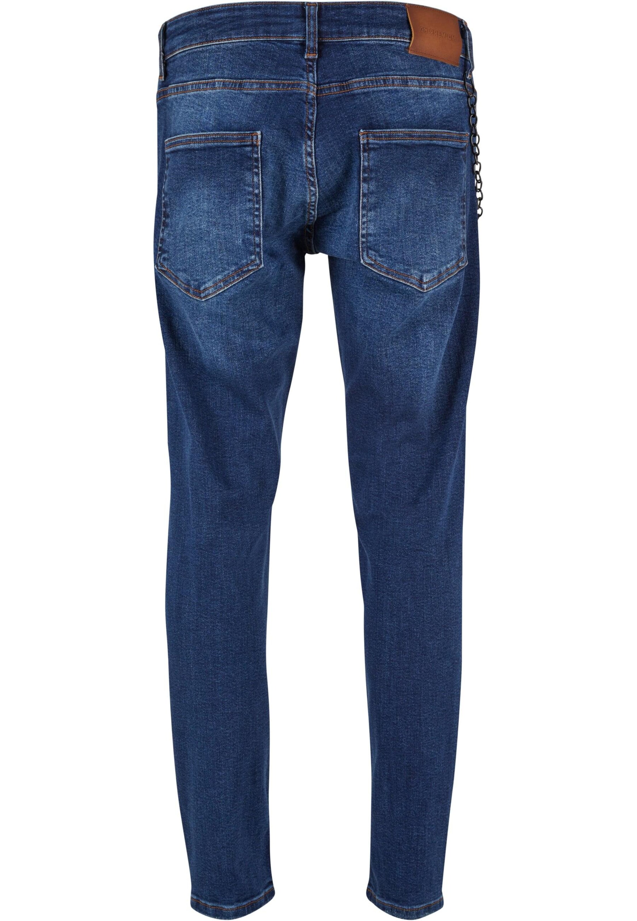 2Y Premium Regular Jeans in Blau