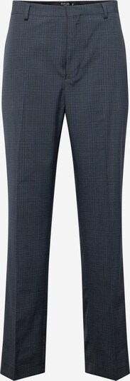 Pantaloni con piega frontale BURTON MENSWEAR LONDON di colore navy / blu colomba / grigio scuro, Visualizzazione prodotti
