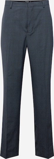 BURTON MENSWEAR LONDON Trousers with creases in Navy / Dusty blue / Dark grey, Item view