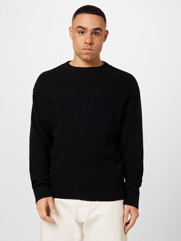 River Island Sweater in Black: front