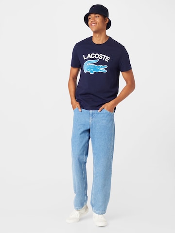 LACOSTE - Camiseta en azul