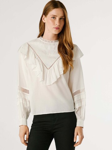 Camicia da donna 'Noe' di Pepe Jeans in bianco: frontale