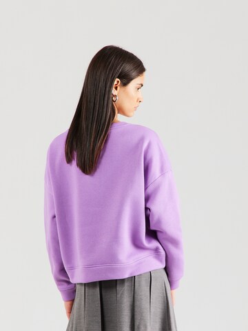 PIECES Sweatshirt 'CHILLI' in Lila