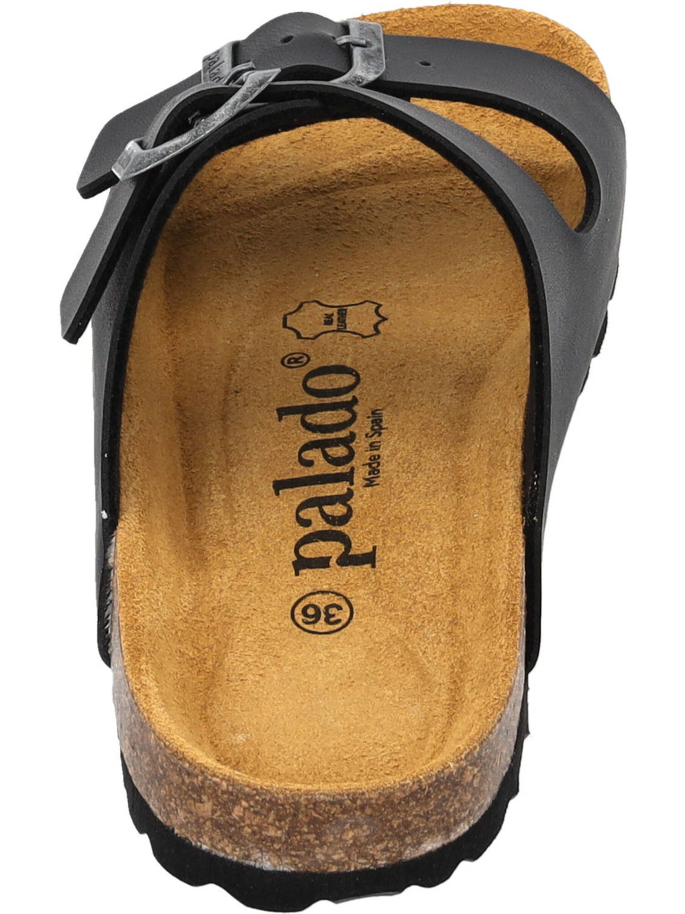 Palado Pantolette 'Korfu' in Schwarz