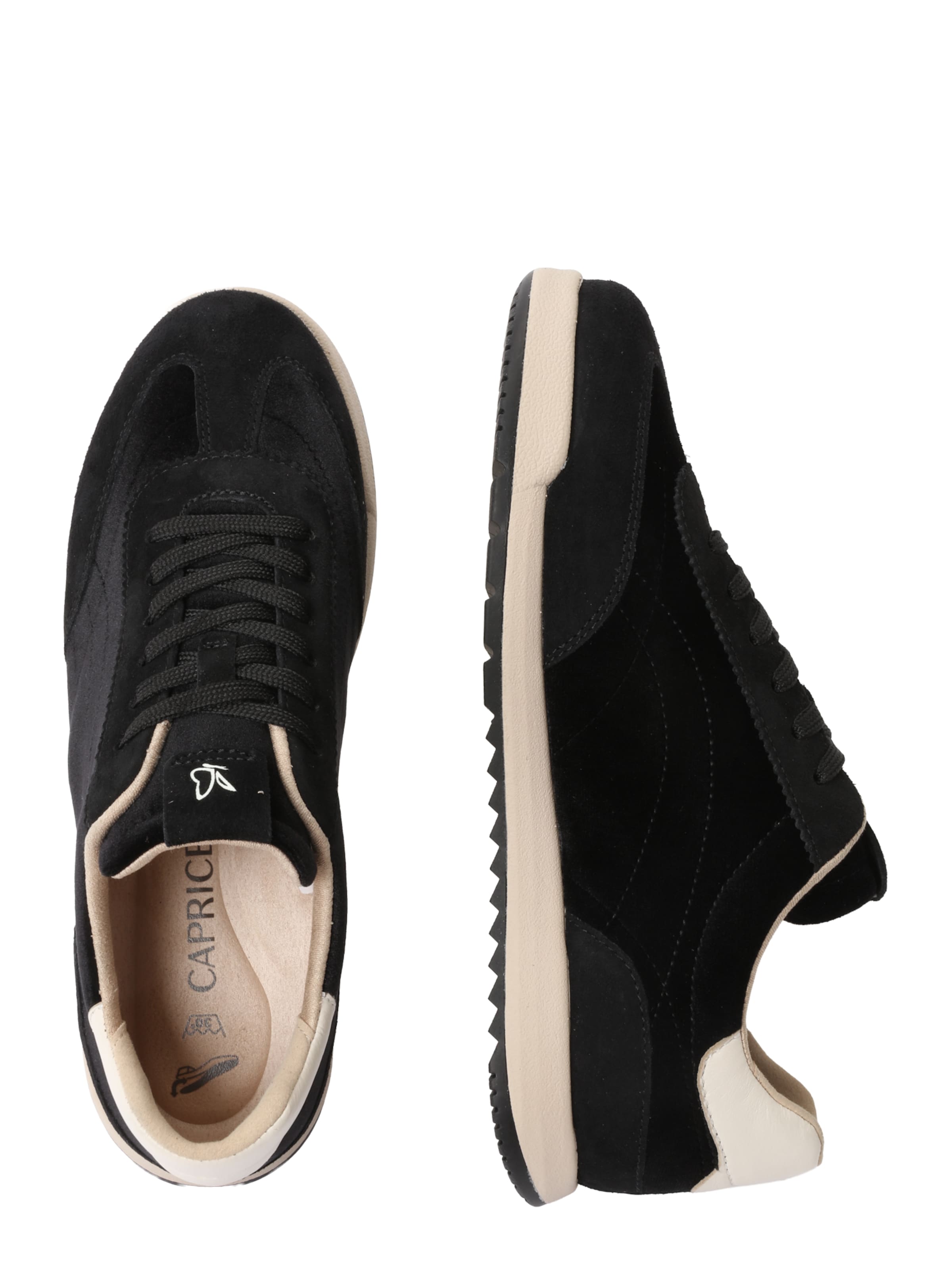 CAPRICE Låg sneaker i svart