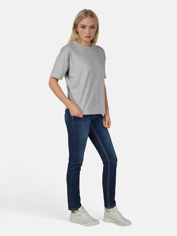 salzhaut Shirt 'Leev' in Grau