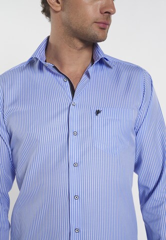 DENIM CULTURE Regularny krój Koszula 'Alexander' w kolorze niebieski