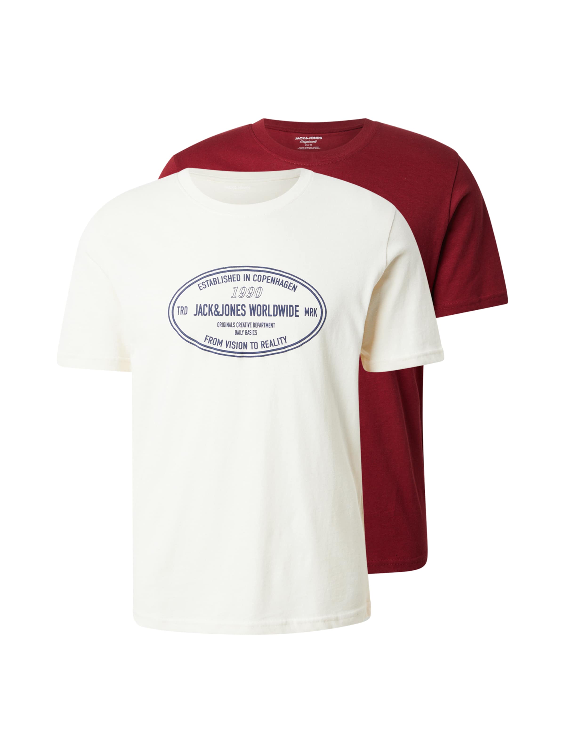 JACK & JONESMajica 'JORYORK' - crvena boja: prednji dio