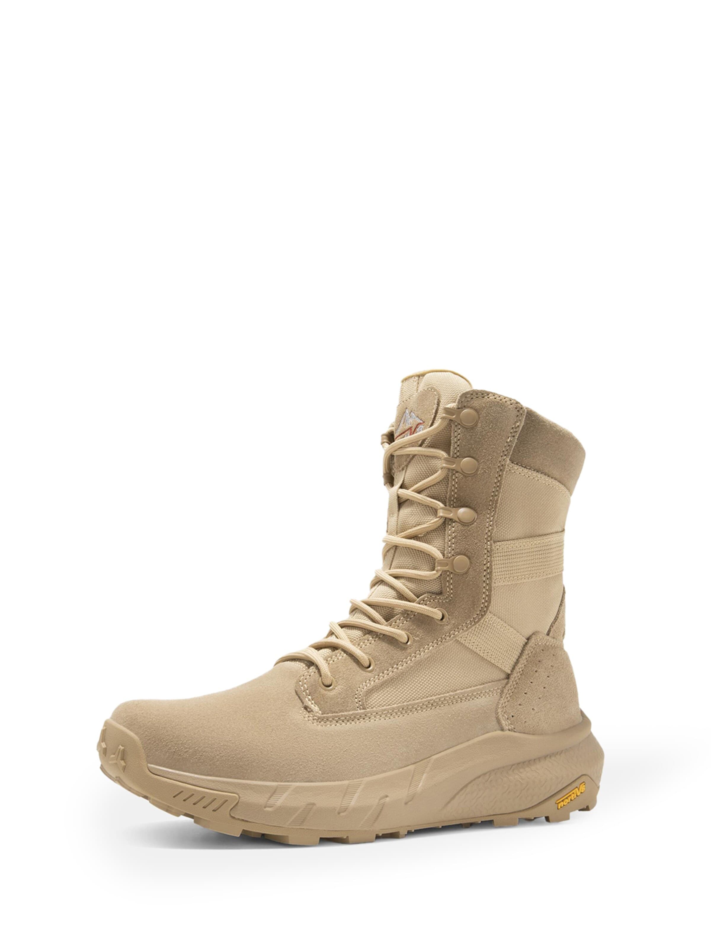 NORTIV 8 Boots 'Taktische Militär' in Beige: front