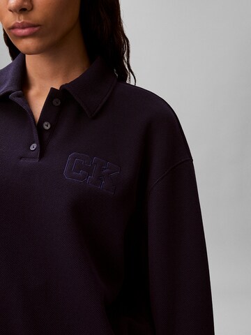 Sweat-shirt Calvin Klein Jeans en bleu