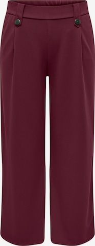 ONLY Carmakoma Pleat-Front Pants in Red: front