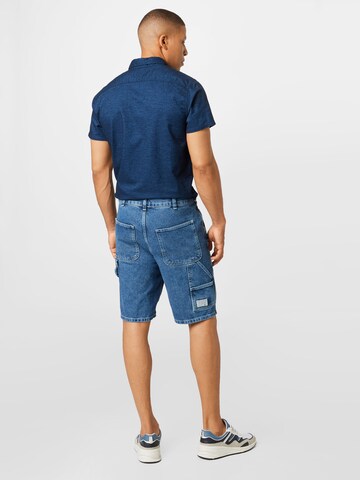 BDG Urban Outfitters Regular Shorts 'CARPENTER' in Blau