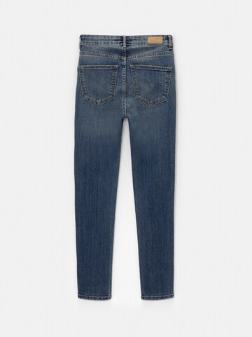 Pull&Bear Skinny Fit Дънки в синьо