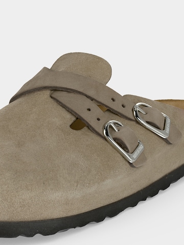BIRKENSTOCK - Sapato aberto 'Blair' em cinzento