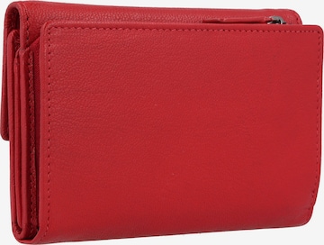 Braun Büffel Wallet 'Anna' in Red