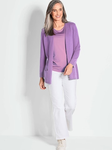 Goldner Pullover in Lila