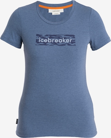 ICEBREAKER Функциональная футболка 'Central Classic' в Синий: спереди
